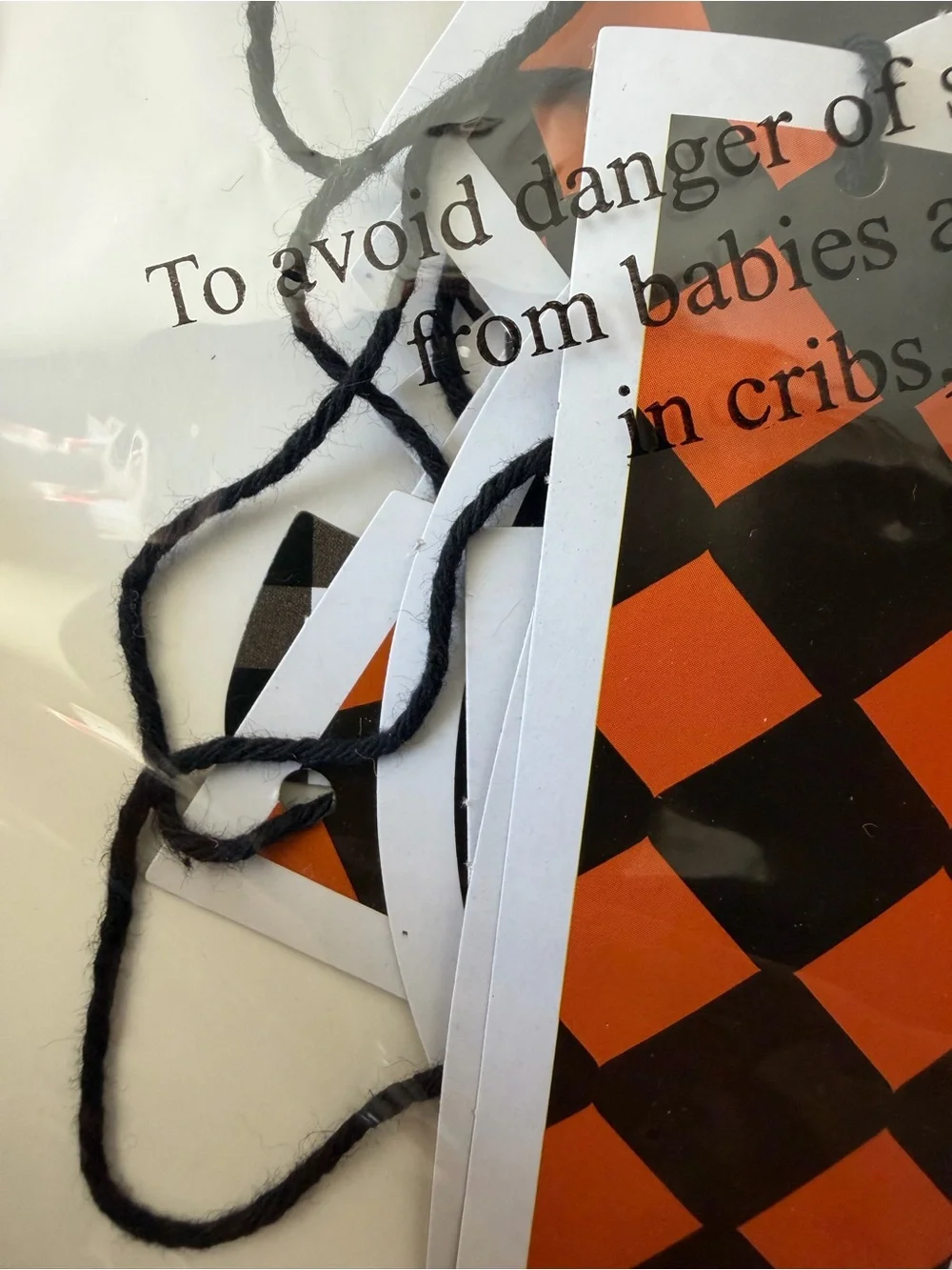 Hobby Lobby Halloween 'Trick or Treat' Banner in Black and Orange